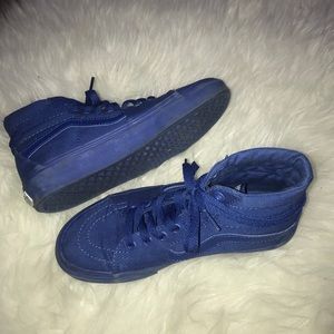 Monochrome Blue Vans